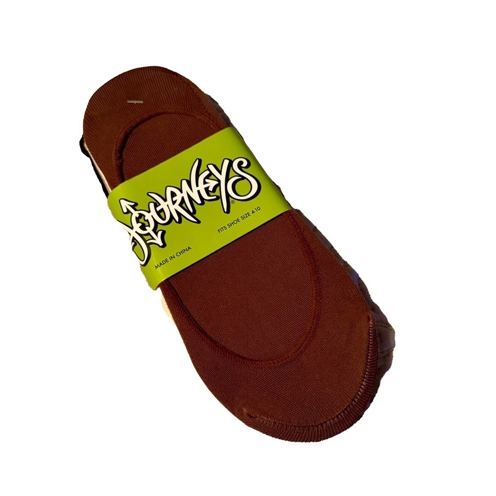 NWT JOURNEY’S socks/shoe liners 5 pair fits shoe sizes 4-10